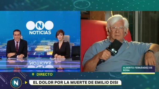 Alberto Fernández de Rosa sobre Emilio Disi: "Es como un pedazo de mí que se va"