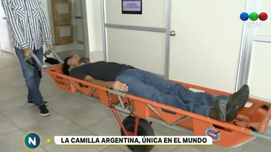 Invento argentino: Te presentamos la camilla para rescates “única en el mundo”