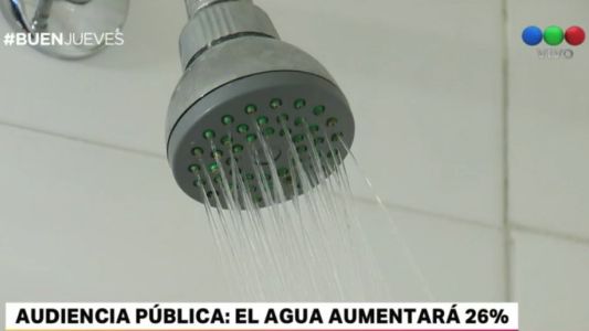 El agua aumentará 26 por ciento