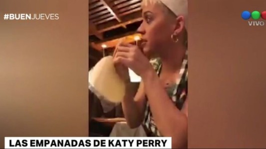 Katy Perry preparó empanadas