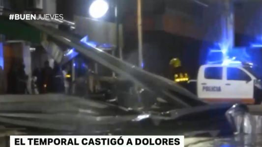 Fuerte temporal en Dolores