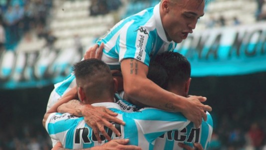 Racing hizo un festival de goles frente a Patronato y escala en la Superliga