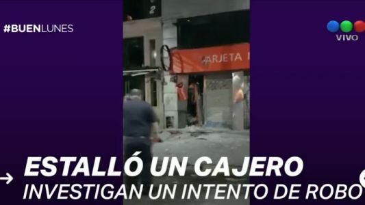 Explotó un cajero automático en Ramos Mejía e investigan si se trató de un intento de robo