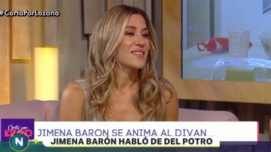 Jimena Barón pasó por el diván de "Cortá por Lozano" y la rompió