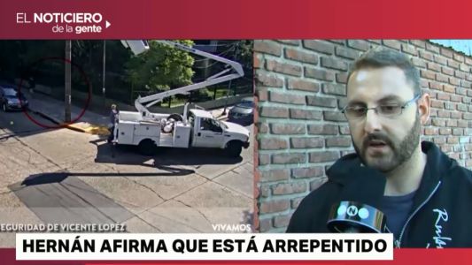 Habló el hombre que corrió una grúa y lastimó a un operario: "Estoy arrepentido y tengo que pagar"