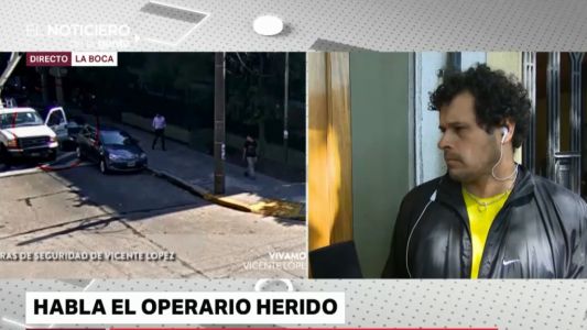 "Los conos estaban puestos", aseguró el operario de la grúa que resultó herido