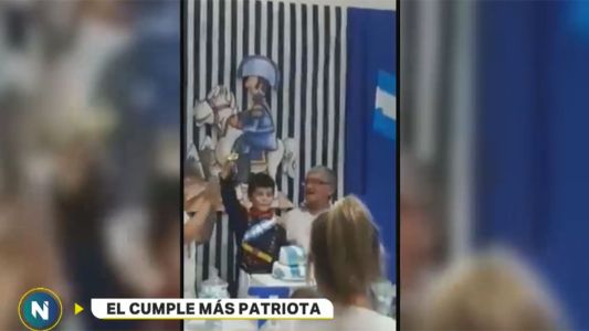 Tiago, el granaderito que conmovió a todos en el día de su cumpleaños