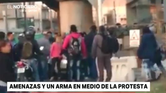 Corte en Puente Pueyrredón: automovilista sacó un arma para que lo dejen pasar