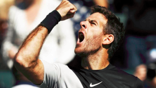 Del Potro le ganó a Nishikori y avanzó a octavos del Masters 1000 de Miami