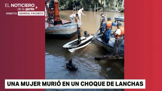Una joven murió en un choque de lanchas en Tigre