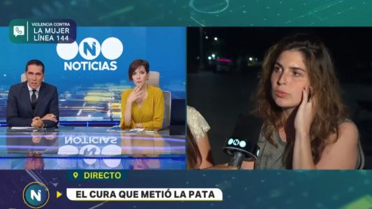 La Plata: grabaron a un cura pegándole una patada a una chica en las puertas de la Catedral