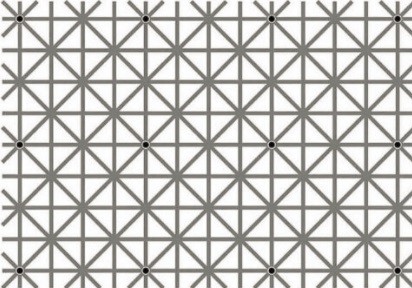 Reto viral: ¿podés ver los doce puntos negros que hay en esta imagen?