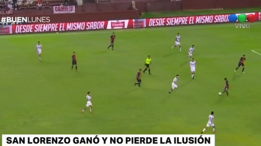 San Lorenzo ganó y no pierde la ilusión