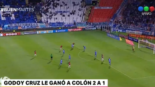 Godoy Cruz le ganó en el final a Colón