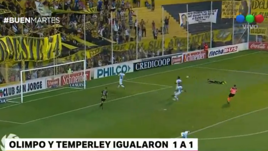 Olimpo y Temperley igualaron 1 a 1