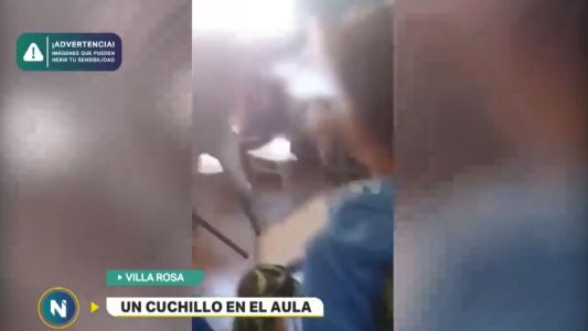 Violenta pelea en una escuela de Pilar: un alumno sacó un cuchillo y amenazó a otro