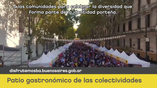 #AgendaBA Patio Gastronómico de las colectividades, BAFICI y Feria de Mataderos