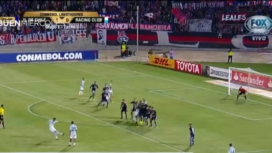 Racing empató ante la "U" de Chile