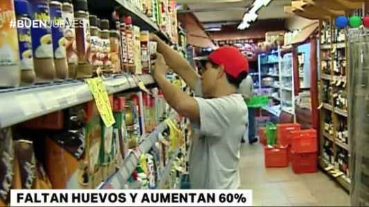 Huevos: pocos y caros