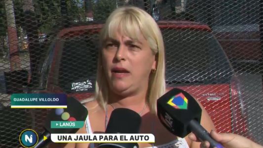 "Cuido lo mío", dijo la vecina que construyó un garaje en la vereda
