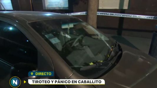 Tiroteo y pánico en Caballito