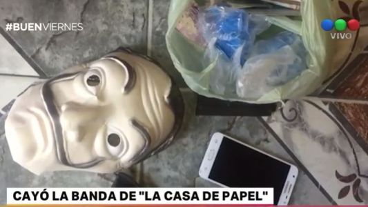 Desbarataron a la banda de la "Casa de Papel"