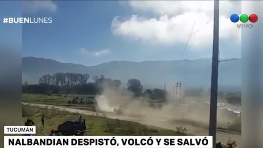 Video: David Nalbandian volcó en el Rally Argentino