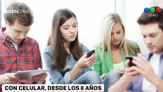 El celular, a una edad cada vez más temprana