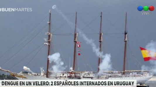 Dengue en un velero: 2 españoles internados en Uruguay