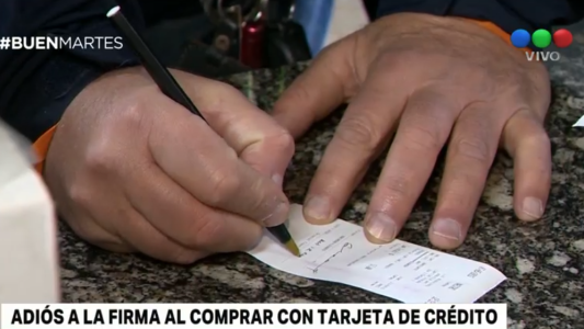Adiós a la firma al comprar con tarjeta de crédito