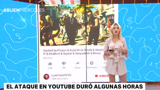 Hackearon el video de "Despacito"