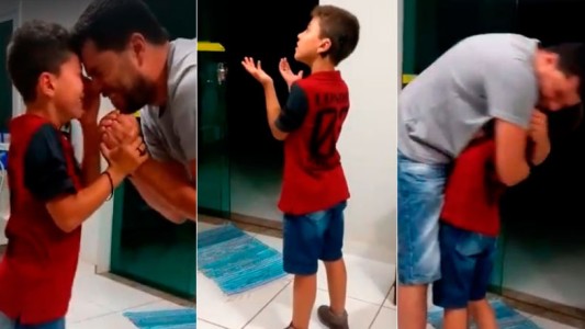 La emocionante reacción de un nene sordo que volvió a escuchar gracias a sus vecinos