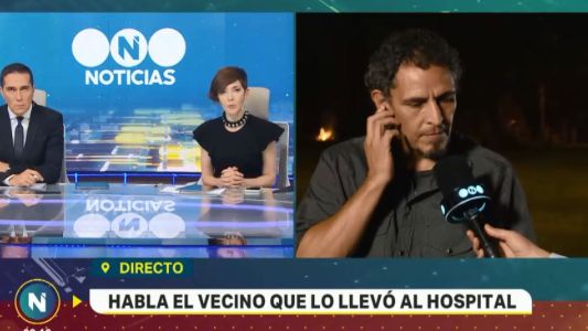 El valiente testimonio del vecino que llevó al colectivero al hospital: "Yo lo ví al muchacho y decidí salvarlo"