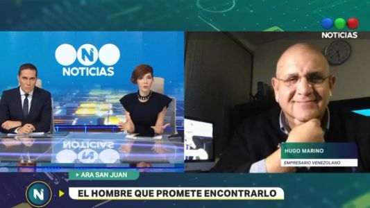 La palabra de Hugo Marino, el venezolano que asegura poder encontrar el ARA San Juan