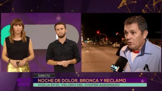 Noche de dolor y bronca: vigilia en el velorio del chofer asesinado
