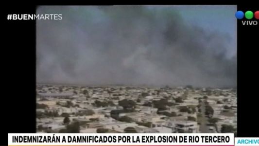 Indemnizarán a los damnificados por la explosión en Río Tercero