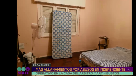 Abusos en Independiente: allanaron una casa vinculada al árbitro Martín Bustos
