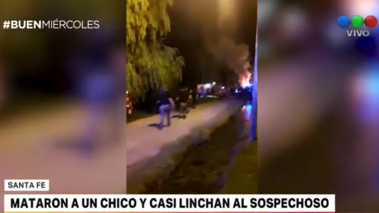 Santa Fe: mataron a un chico y casi linchan al sospechoso