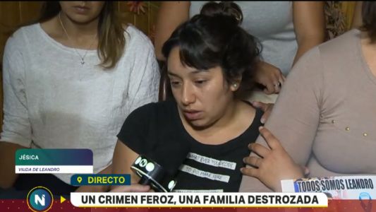 Habló la viuda del colectivero: "Tengo miedo de que el menor salga"