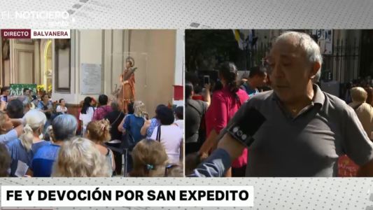 "Mi hija no podía quedar embarazada y, gracias al Santo, me dio tres nietas"