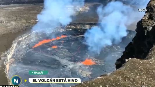 El volcán Kilauea sigue avanzando y amenaza una población de Hawái