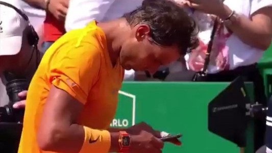 El mensaje de whatsapp que mandó Nadal tras una fácil victoria en Montecarlo