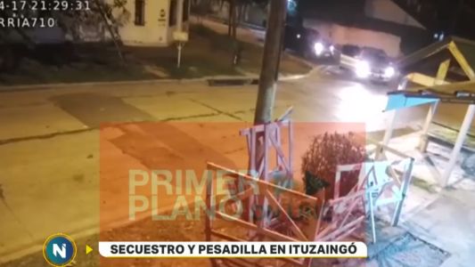 Secuestraron a un joven en Ituzaingó en sólo 15 segundos