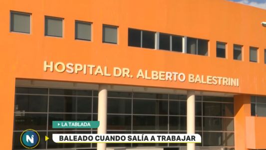 Balearon a un hombre cuando salía para llevar a su hija al colegio