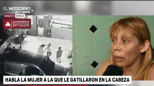Estaba con sus hijos, la asaltaron, quisieron dispararle y la bala no salió