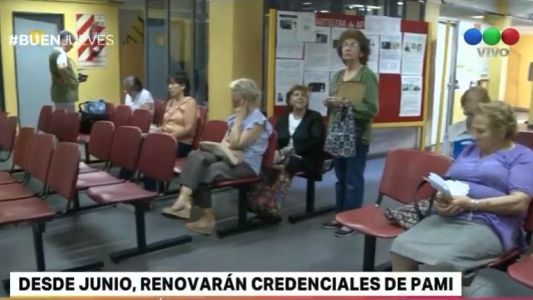 Renovarán las credenciales de PAMI