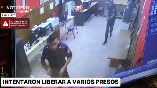 Así fue el ataque en una comisaría de San Justo