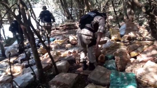 Misiones: incautan 3 toneladas de marihuana valuadas en 63.000.000 de pesos