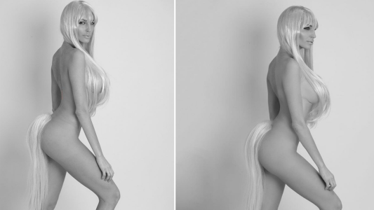 El sensual desnudo de Vicky Xipolitakis por el Día del Trabajador