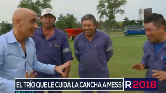 El trío que le cuida la cancha a Messi